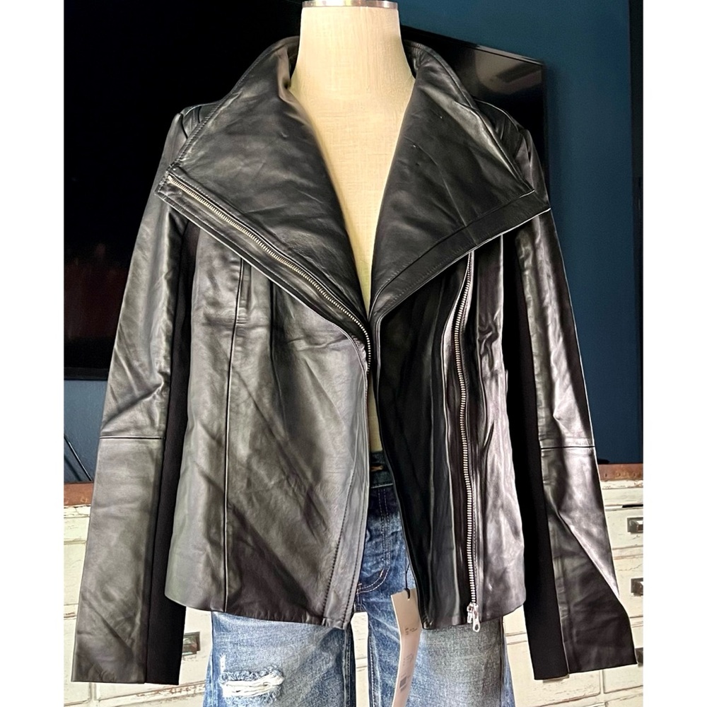 Chelsea28 Leather Moto Jacket XXL